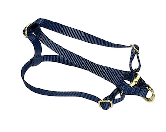 Navy Nylon Step-in Harness