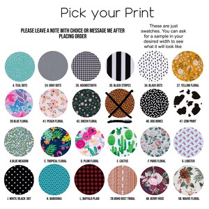 Choisissez votre harnais pour chien imprimé. Fabriqué à la main aux États-Unis. Dimensionnement personnalisé sur commande image 3