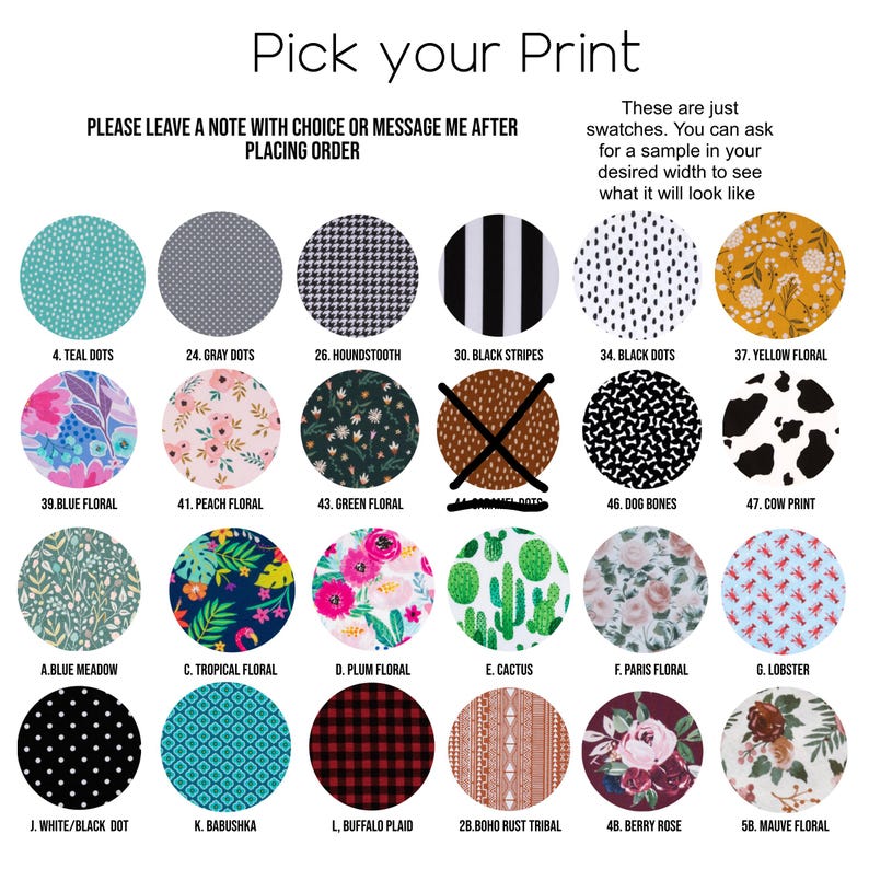 Choisissez votre harnais pour chien imprimé. Fabriqué à la main aux États-Unis. Dimensionnement personnalisé sur commande image 3