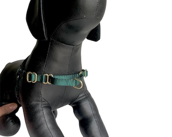 3/8” Dainty Pick your Color Nylon No-Pull Harness | Custom Sizing Made to Order | Handmade in USA.