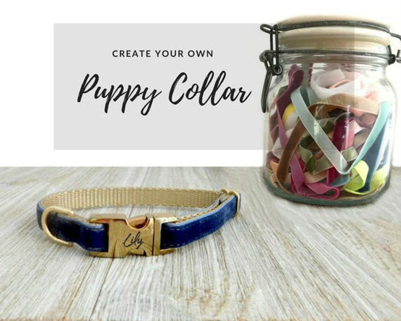 Pick your Color Dainty Velvet Collar 3/8 Wide | Etsy