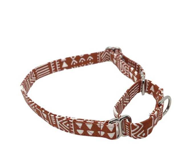 Martingale Dog Collar. Colorful Dots. Made in USA