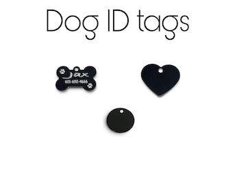 Laser Engraved Dog ID Tags