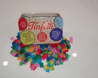 Confeti de bolsillo Tinfetti - Fiesta instantánea en una lata