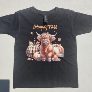 Youth XS T-shirt "Howdy Fall" - Short-sleeve