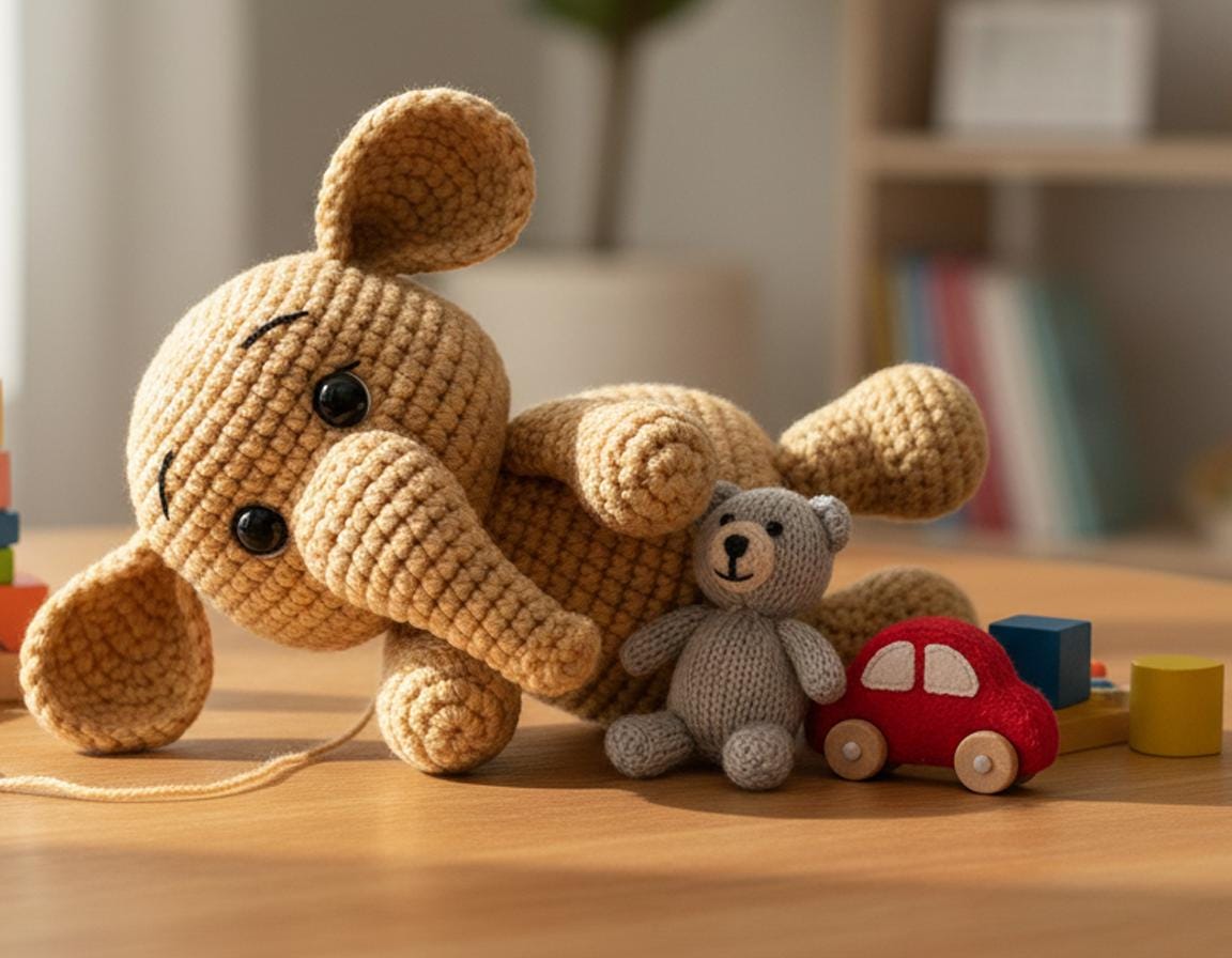 Amigurumi Elephant Crochet Pattern | DIY Plush Toy (PDF Download) - Etsy