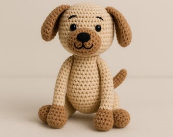 Amigurumi Dog Crochet Pattern | Puppy Plush Tutorial (PDF Download)