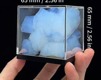 Aerogel with Cube Display Box - Lightest Solid on Earth, Frozen Smoke, STEAM Science Kit
