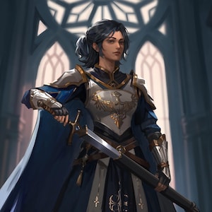 Aangepast portret DnD-personage, RPG OC-illustratie, commissie fantasiepersonages, scifi, handgeschilderde digitale kunst afbeelding 20