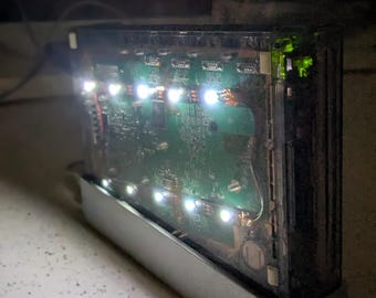 Custom Clear RGB Nintendo Wii Console – 230GB Flash Drive