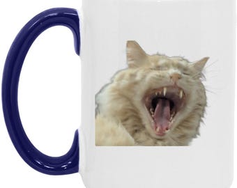 Fierce Cat 15oz Accent Mug