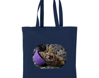 Kitten Goat Peter Cotton Tote