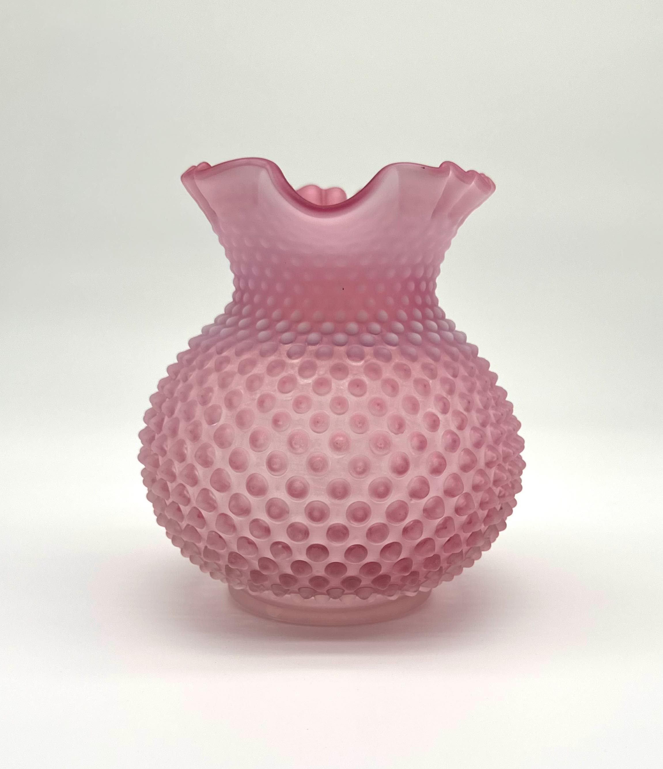 Pink Fenton Pitcher - Etsy