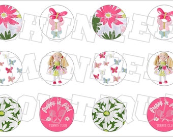 Made to Match Gymboree M2MG Daisy Delightful bottlecap image sheet