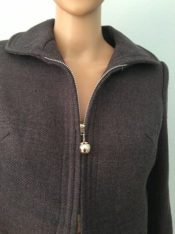 Heather Gray Military Styled Jacket—De Von Hall fo
