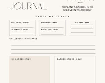 Printable Interactive Garden Planning Pages | Inspired by Garden Answer