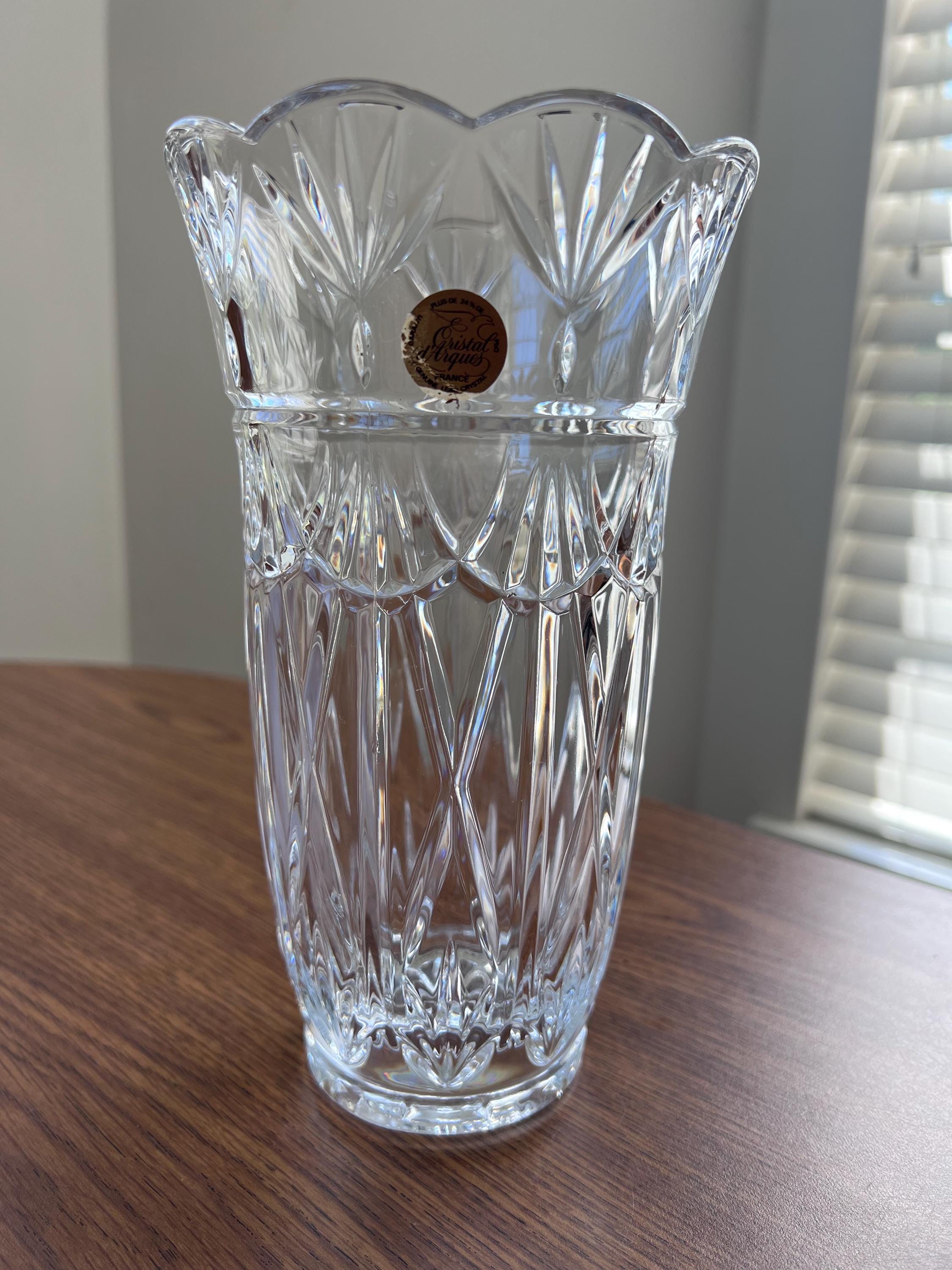 Cristal d'Arques Montparnasseフラワーベース　花瓶 Cristal d'Arques Montparnasseフラワーベース 花瓶 Cristal D'Arques