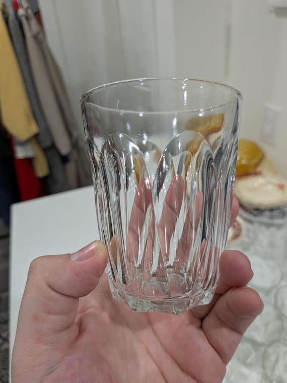 Set of 10 Vintage Duralex Picardie Glass Tumblers Made in France Clear Tempered Glass