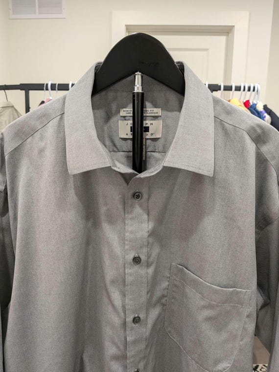 off white dress shirt Off-White Pinstripe Cotton Drawing Clothes - Apps White / XL/17 pres26-exclude Shirt Size:L