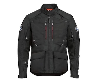 Chaqueta de moto BMW Motorrad GS Rallye para hombre, color negro, para aventura, turismo, malla ventilada, ideal como regalo.