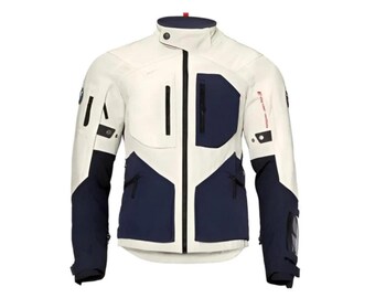 BMW zwart-witte GS Rallye GTX-motorjas, performance waterdichte sportjas, beschermende motorkleding