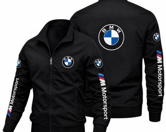 Chaqueta BMW Motorsport, chaqueta de carreras ligera, estilo urbano informal, ropa unisex.