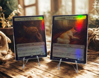 holographic magic the gathering cards Amazon.com: VEHASAYO Custom Holographic Card Sleeves, Laser Flashing Shiny  Design, Make Your Own Trading Collectible Card Protector, Compatible with  Yugioh & Magic The Gathering – MTG, TCG, OCG : Toys & Games main image 1