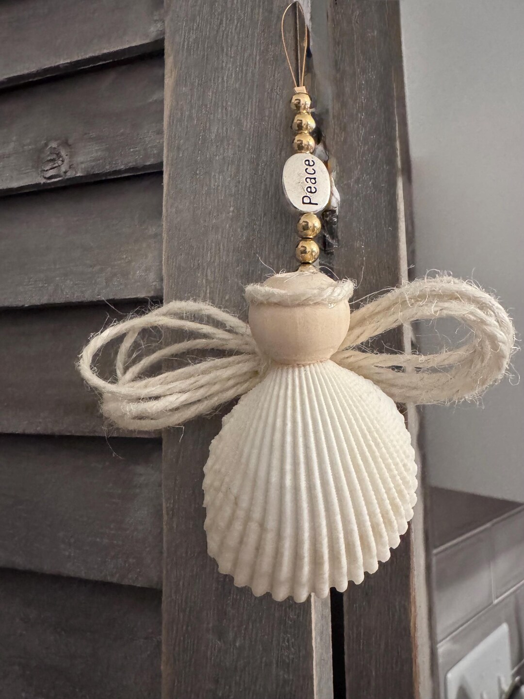 Angelic Shell Angel Shell Ornament - Etsy