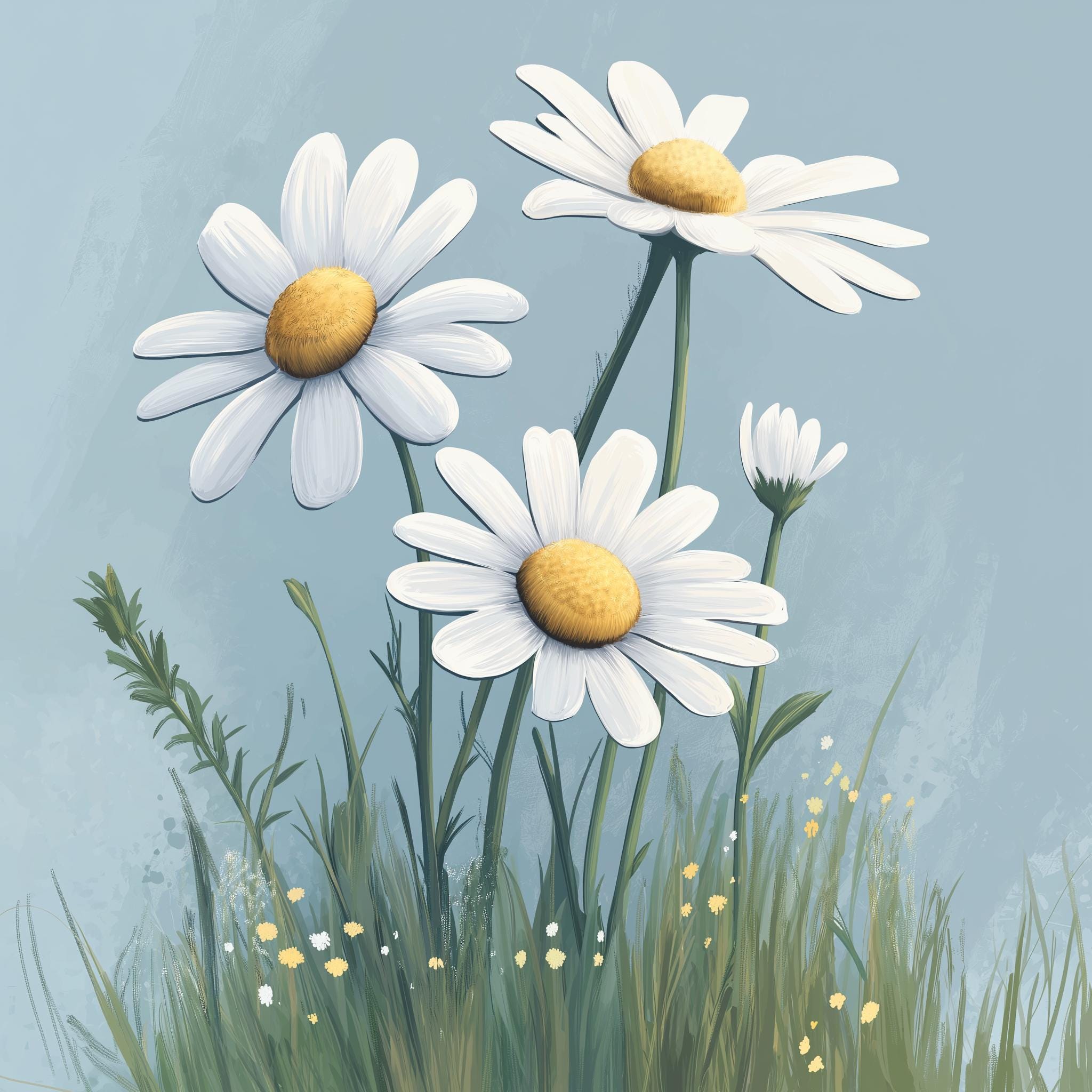 109+ Wildflower Linework Procreate Stamp Set – Floral Outlines, Petals ...