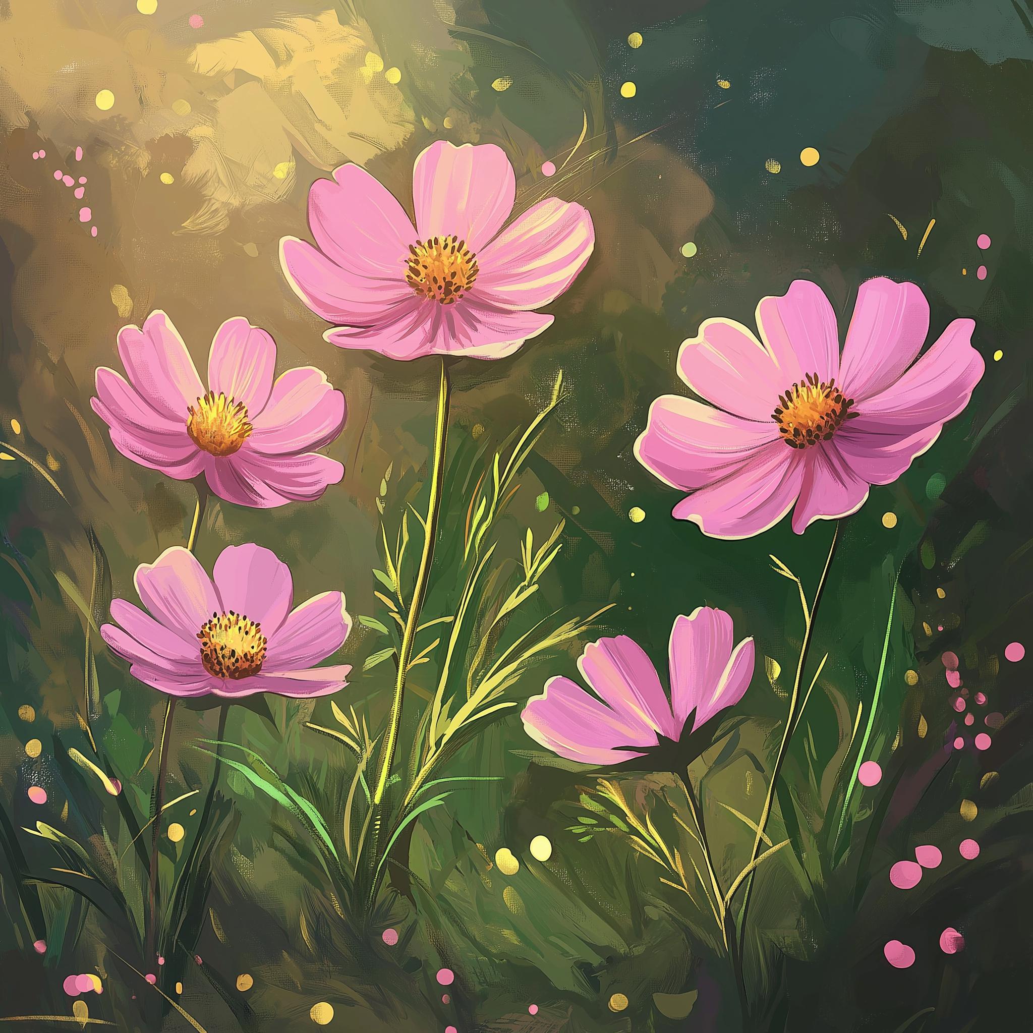 109+ Wildflower Linework Procreate Stamp Set – Floral Outlines, Petals ...
