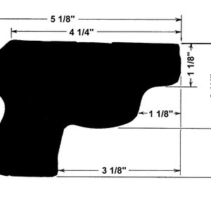 Ruger LCP Stampo per fondina di Bunkhouse Tools immagine 5