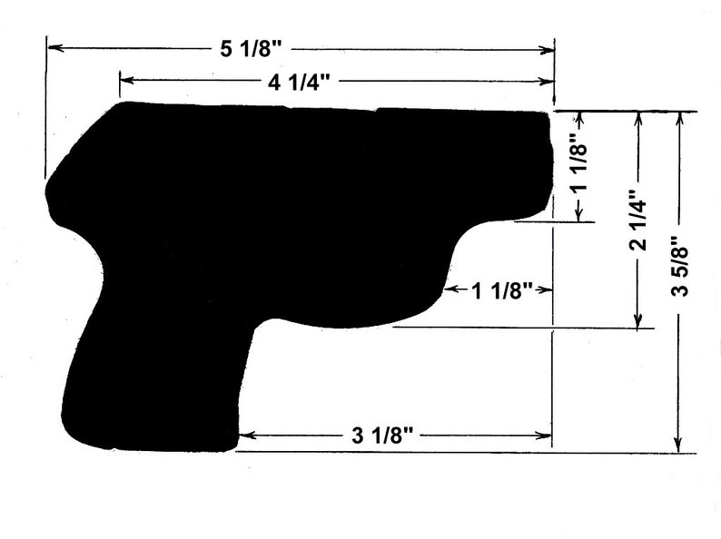 Ruger LCP Stampo per fondina di Bunkhouse Tools immagine 5