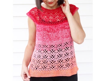 Crochet Top | Crochet Blouse | Crochet Lace Top PATTERN