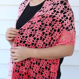 Rectangle Scarf Wrap | Crochet Lace PATTERN