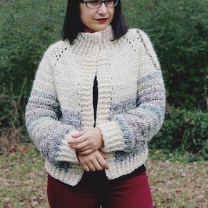 Crochet Bomber | Nefeli Cardigan