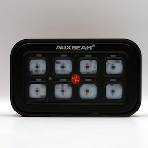Auxbeam 8 Gang BA80 Controller Custom Flat Mount Bezel
