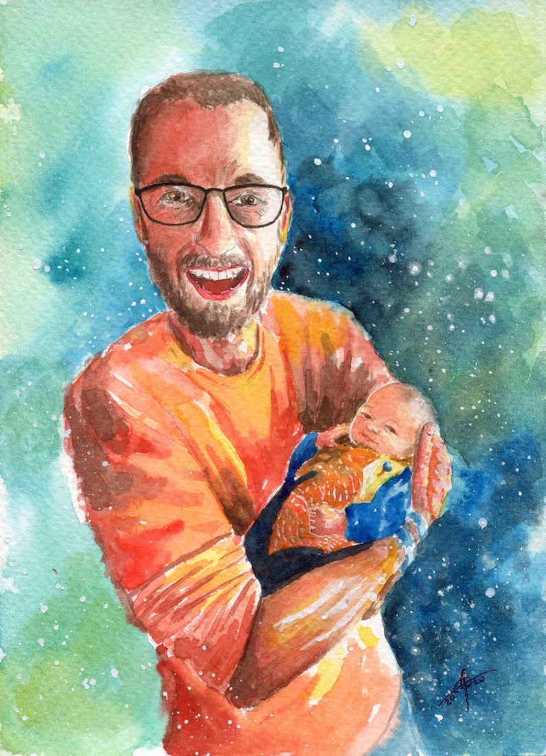 handmade painting with pencil