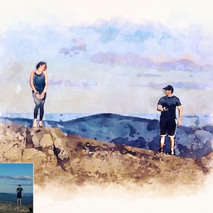 Any photo into painting art within 24 HOURS: Watercolor, Oil, Mixed Style (Digital File)