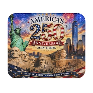 Mouse Pad Featuring America's 250th Anniversary Design | July 4, 2026