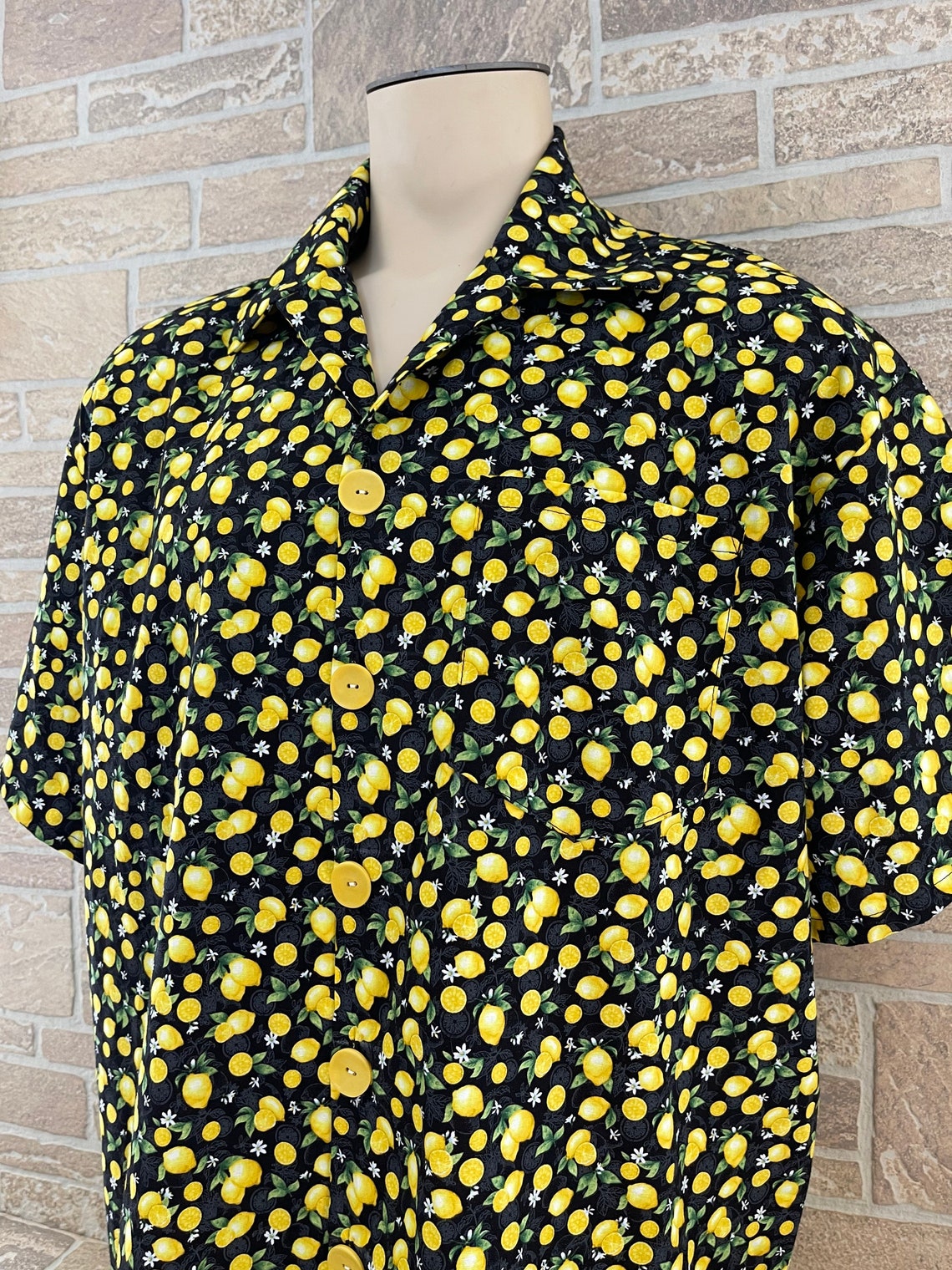 lemon hawaiian shirt