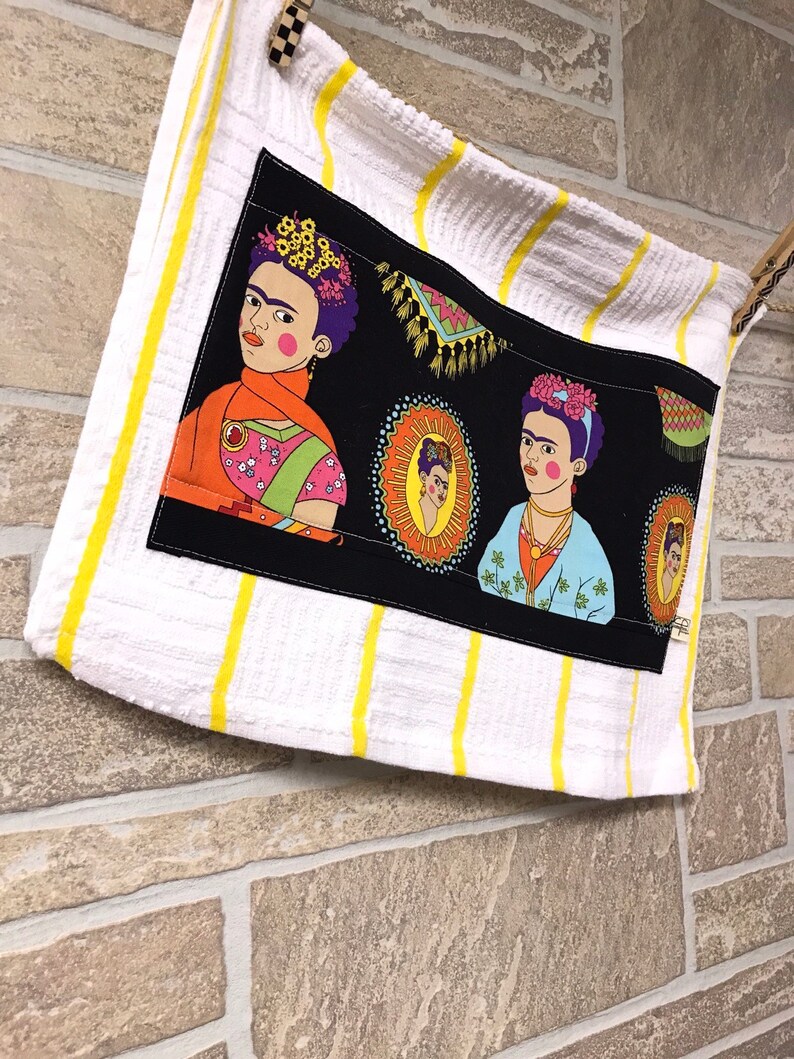 Mexican inspired kitchen towel Mexican kitchen towel Etsy