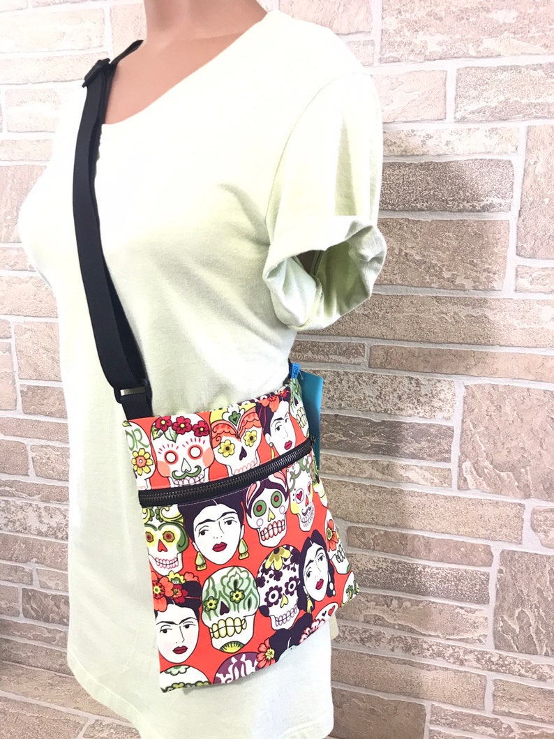Shoulder bag Frida inspired crossbody bag Crossbodybags