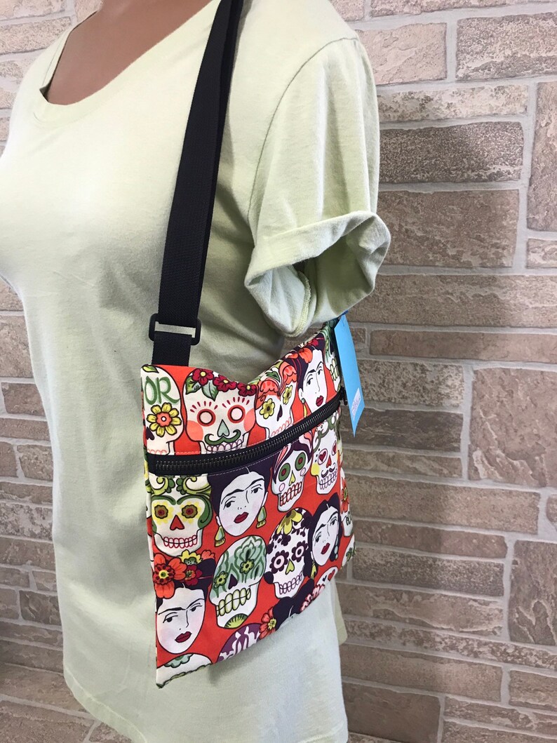 Shoulder bag Frida inspired crossbody bag Crossbodybags