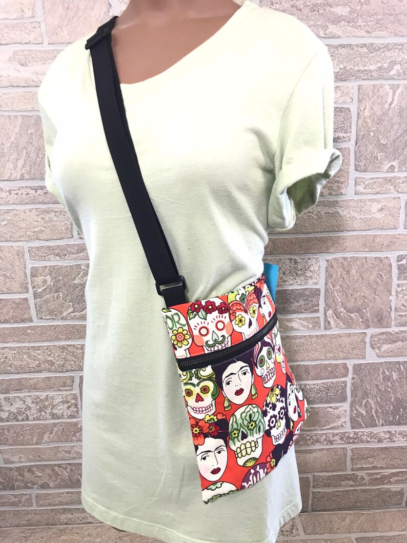 Shoulder bag Frida inspired crossbody bag Crossbodybags