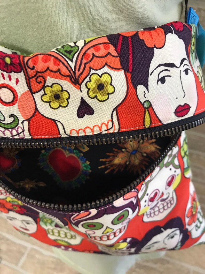 Shoulder bag Frida inspired crossbody bag Crossbodybags