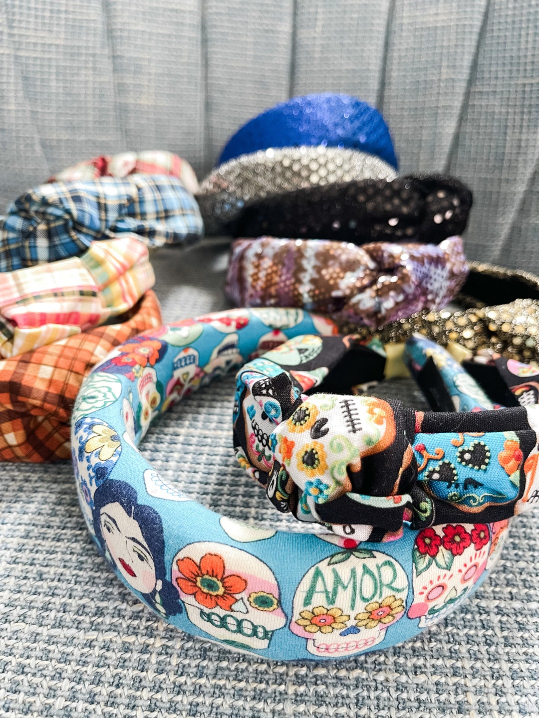 Associated Padded Puffy Headbands & Knotted Top Style Etsy