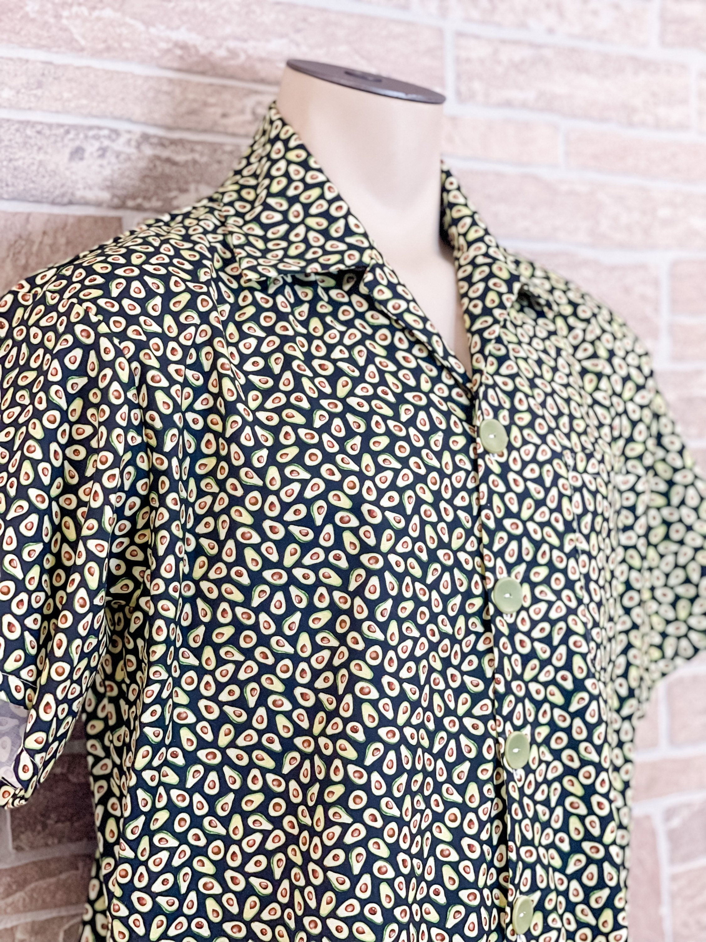 Mini Avocado Hawaiian Shirt Avocado 