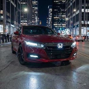 Custom LED Emblem for 2018-2024 Honda Accord (White ) - Dynamic Startup Mod Badge
