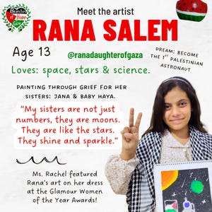 Rana’s Watermelons of Hope Illustrated Pink + Red Wrapping Paper - Child Artist from Gaza image 2