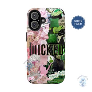 Wicked Phone Case, Wicked Movie Design iPhone, Gift for Fans